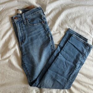 Madewell Women's Straight Leg Blue Jeans